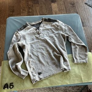 Point Zero Charcoal Henley Shirt